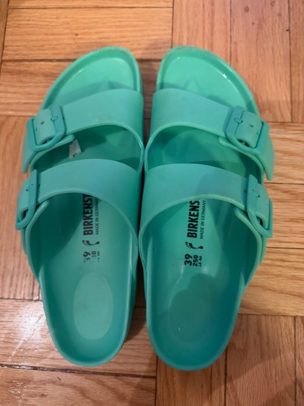 Birkenstock EVA Sandals Mint Green Size 39 (US 8 - 8.5)